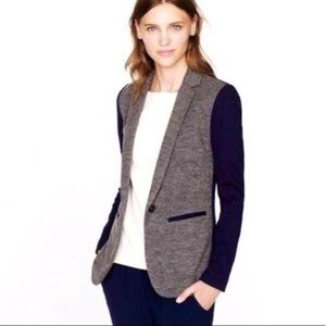 J. Crew wool gray and blue blazer